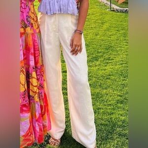 Lioness Cream Wide Leg Pants